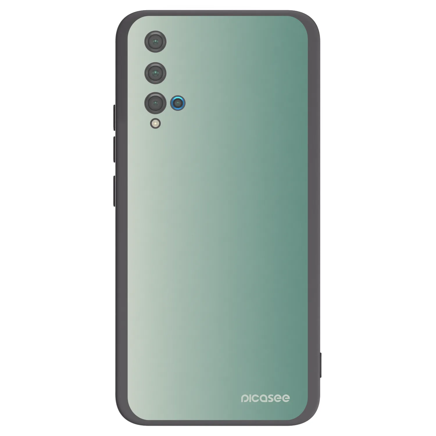 Picasee silikonowe czarne etui na Huawei Nova 5T - Misty Sage