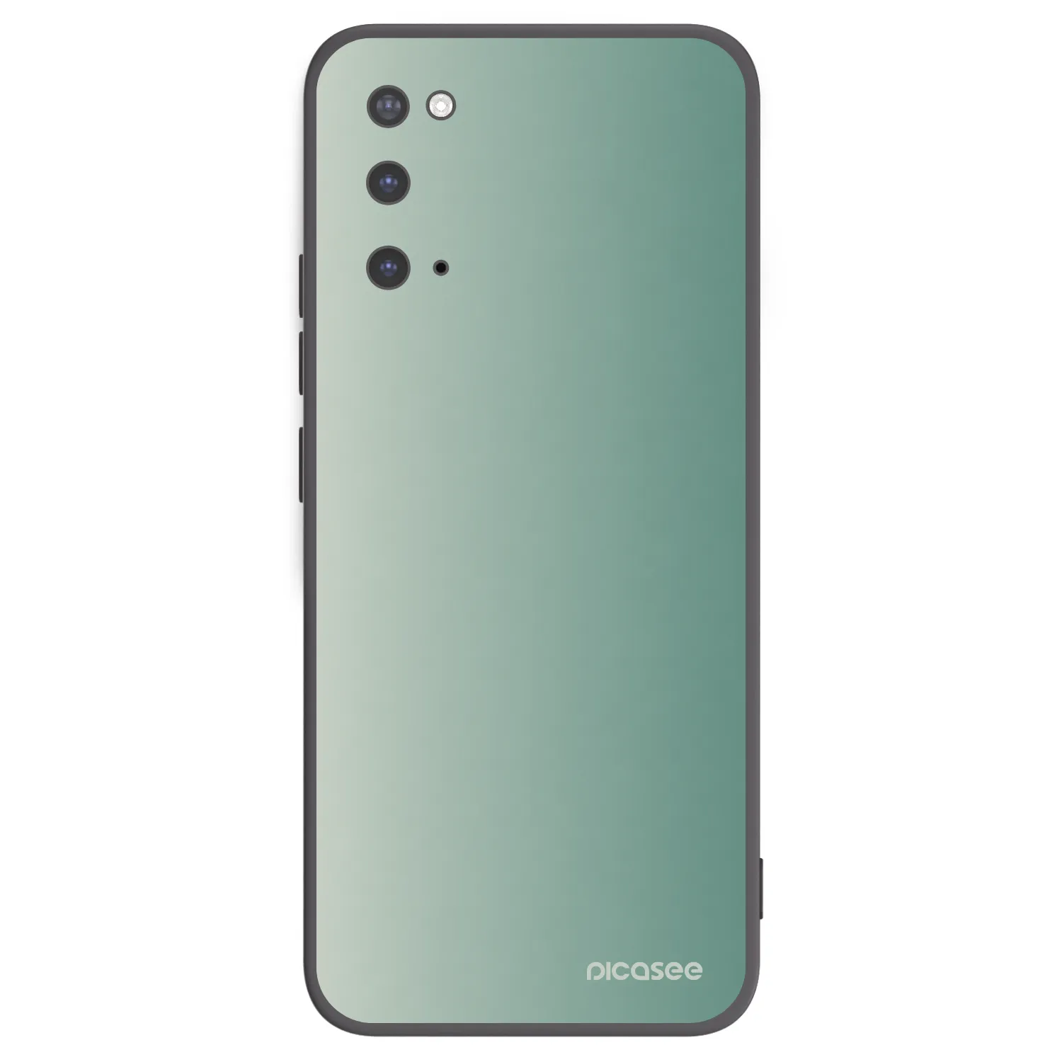 Picasee silikonowe czarne etui na Samsung Galaxy S20 G980F - Misty Sage