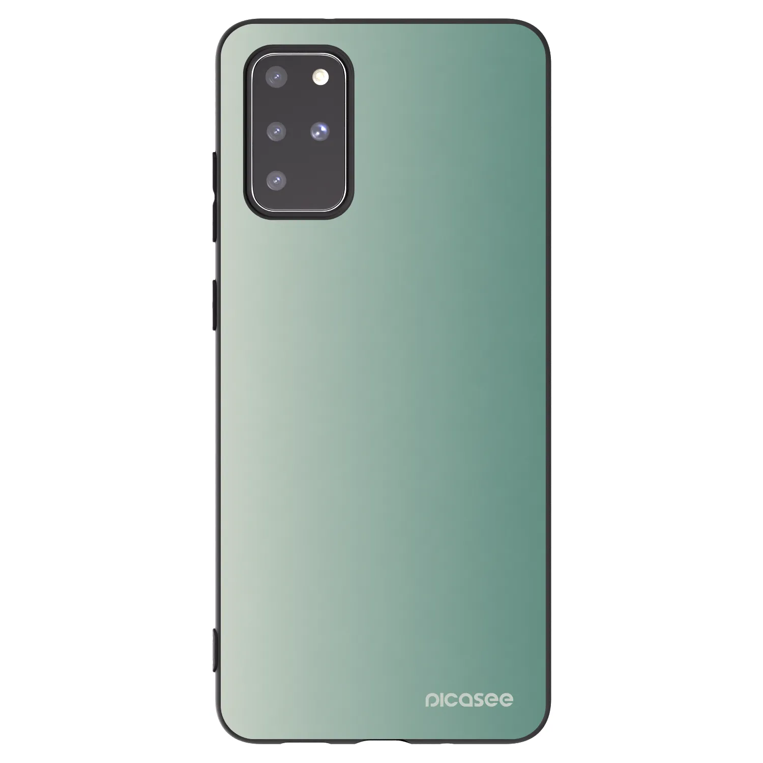Picasee silikonowe czarne etui na Samsung Galaxy S20+ G985F - Misty Sage