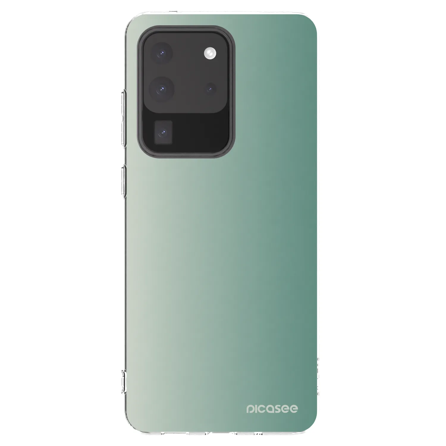 Picasee silikonowe przeźroczyste etui na Samsung Galaxy S20 Ultra 5G G988F - Misty Sage