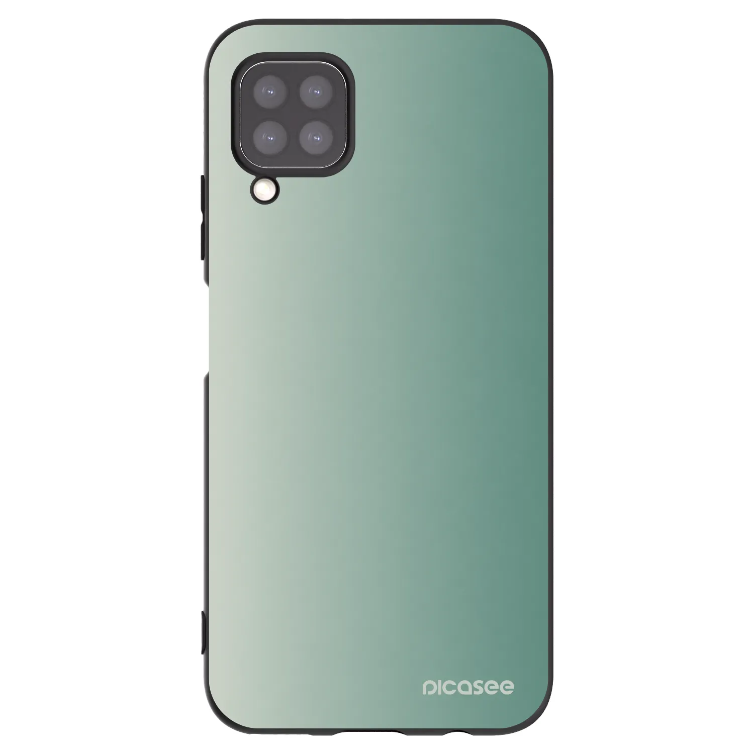 Picasee silikonowe czarne etui na Huawei P40 Lite - Misty Sage