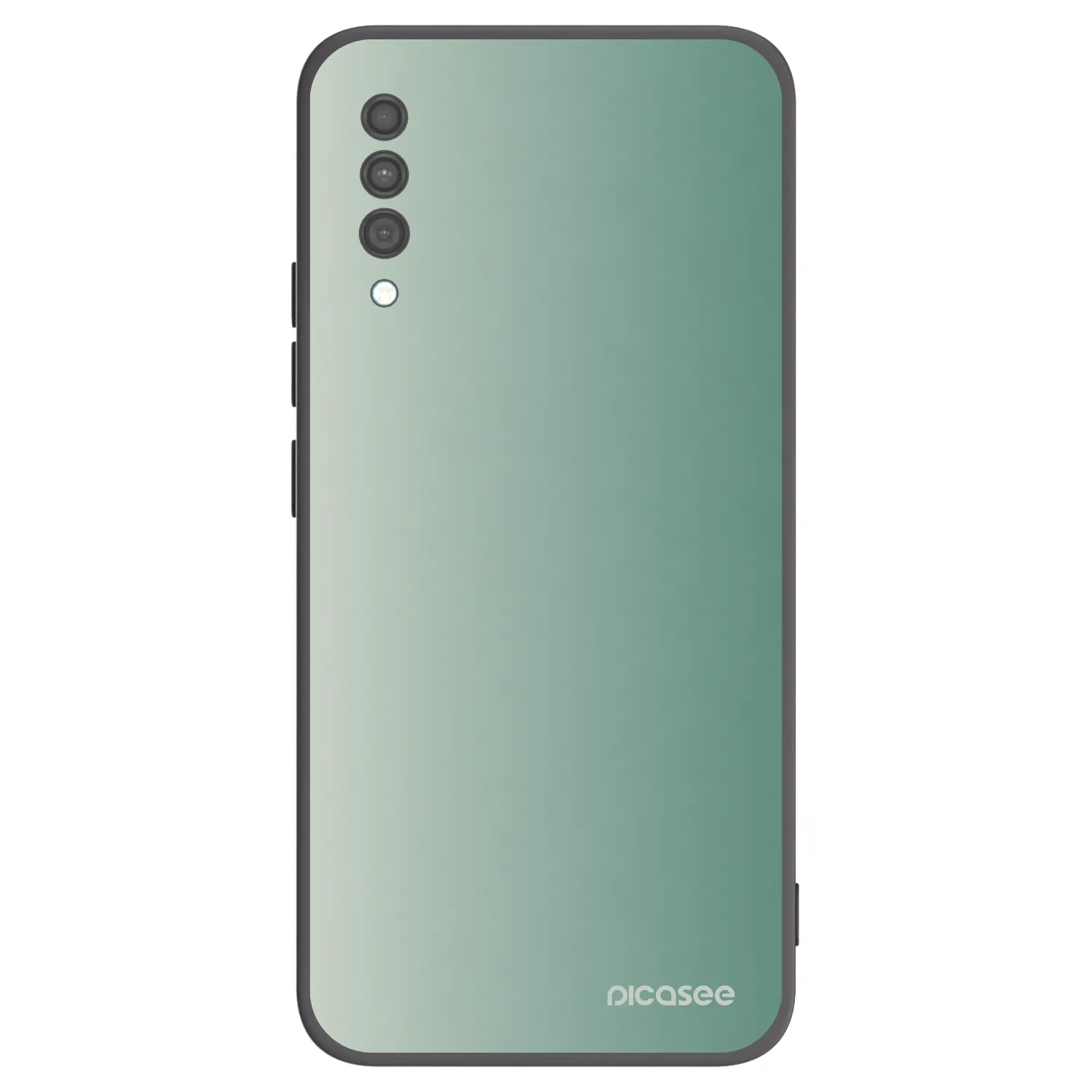Picasee silikonowe czarne etui na Samsung Galaxy A30s A307F - Misty Sage