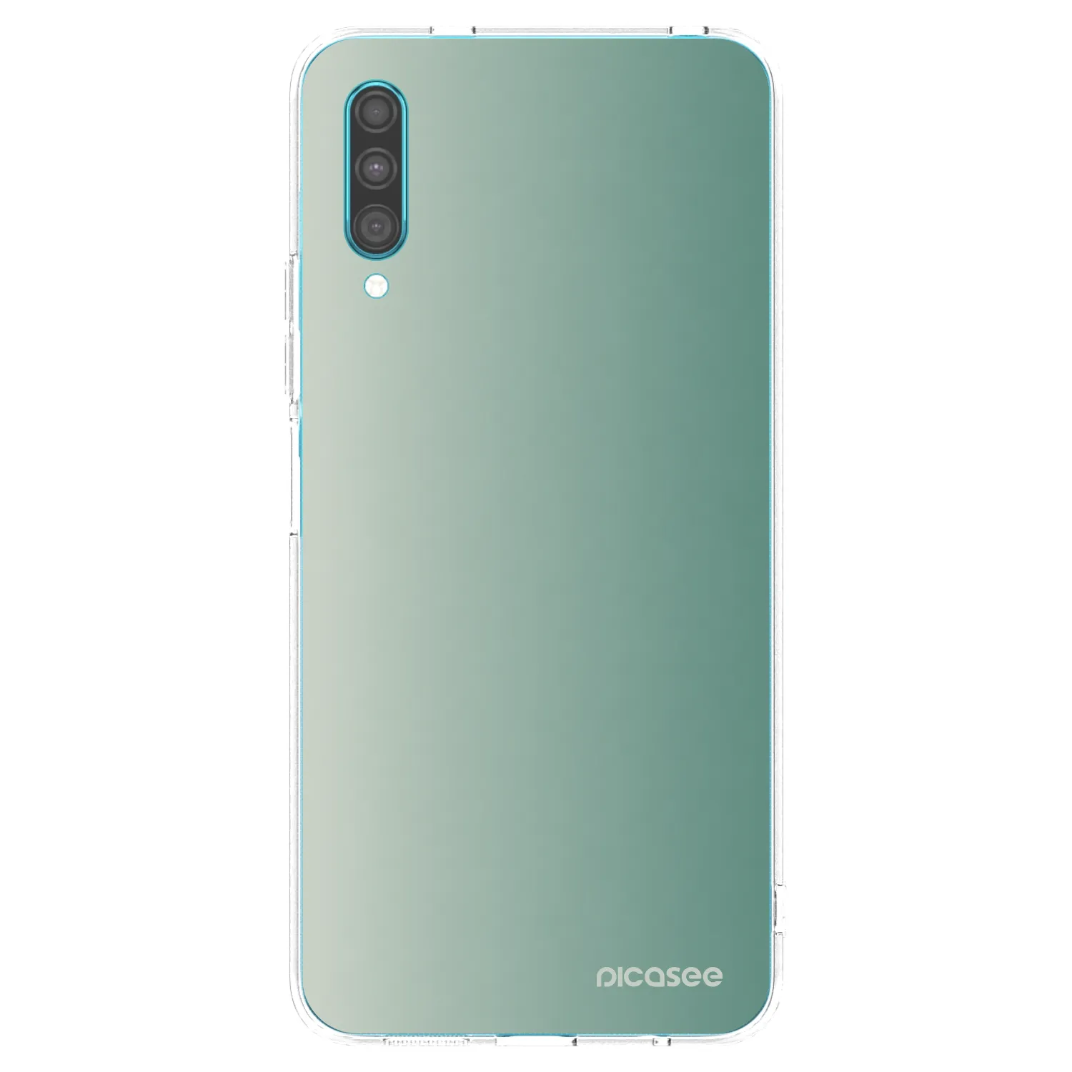 Picasee silikonowe przeźroczyste etui na Samsung Galaxy A30s A307F - Misty Sage