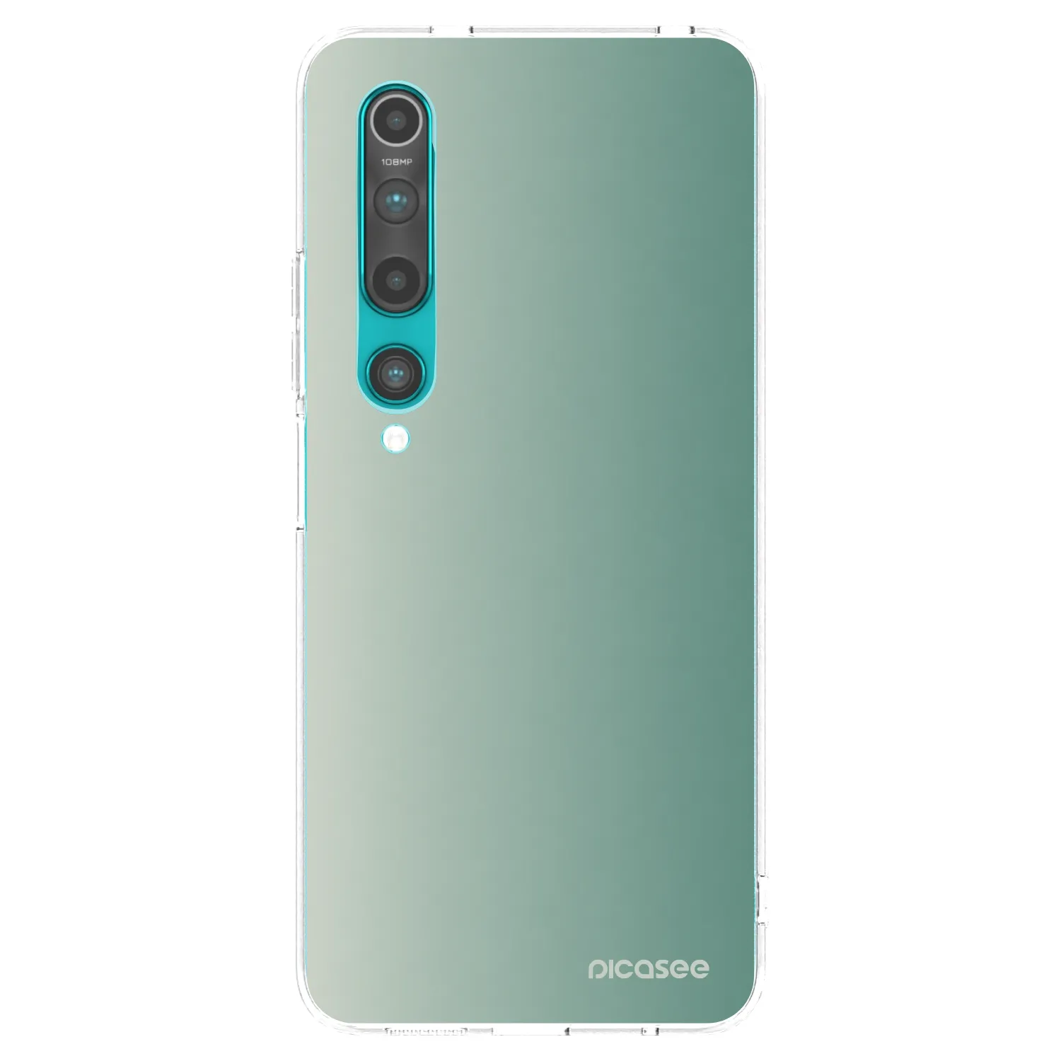 Picasee silikonowe przeźroczyste etui na Xiaomi Mi 10 - Misty Sage