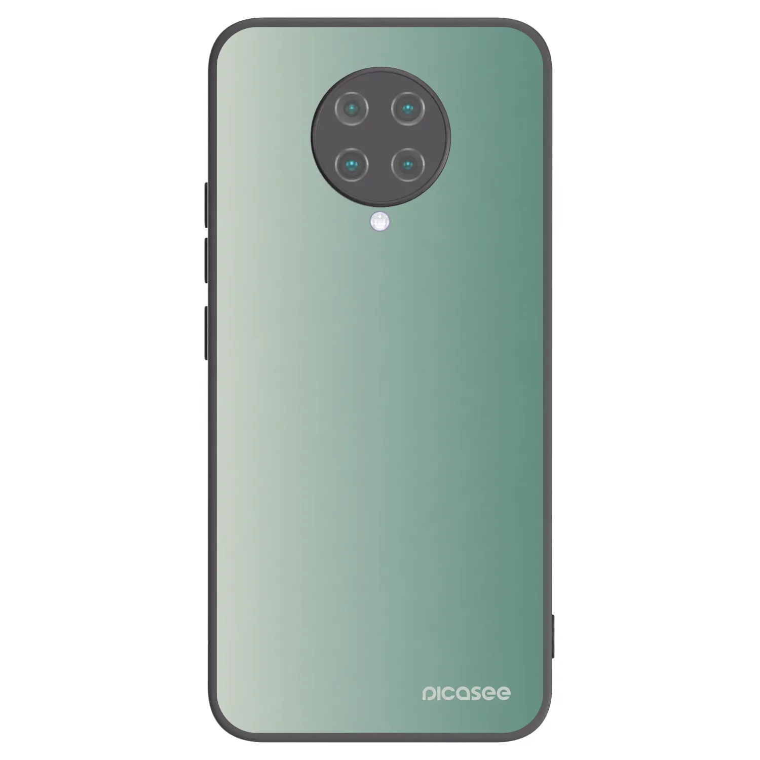 Picasee silikonowe czarne etui na Xiaomi Poco F2 Pro - Misty Sage