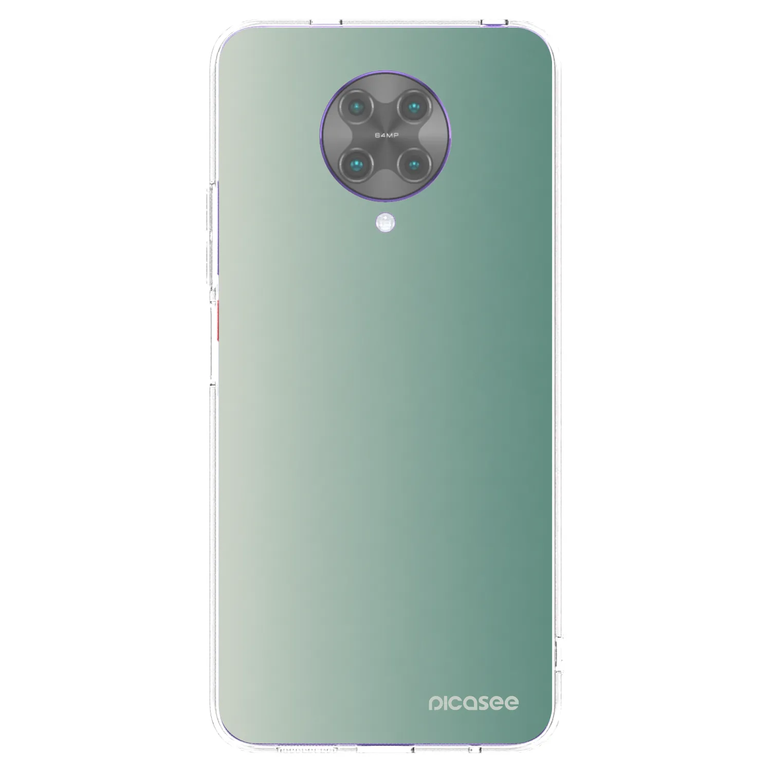 Picasee silikonowe przeźroczyste etui na Xiaomi Poco F2 Pro - Misty Sage