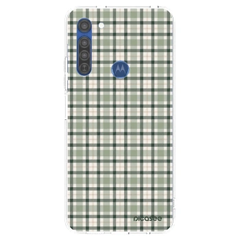 Etui na Motorola Moto G8 - Sage Tartan
