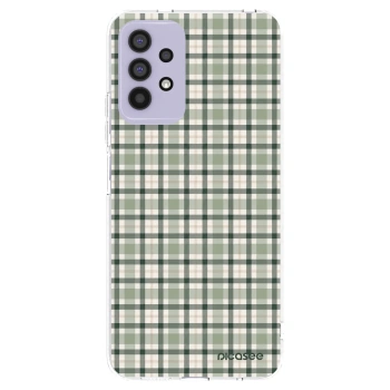 Picasee silikonowe przeźroczyste etui na Samsung Galaxy A32 4G SM-A325F - Sage Tartan