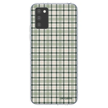 Etui na Samsung Galaxy A03s A037G - Sage Tartan