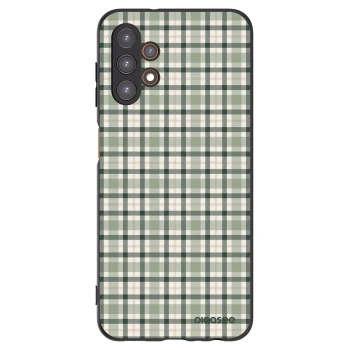 Picasee silikonowe czarne etui na Samsung Galaxy A13 5G - Sage Tartan