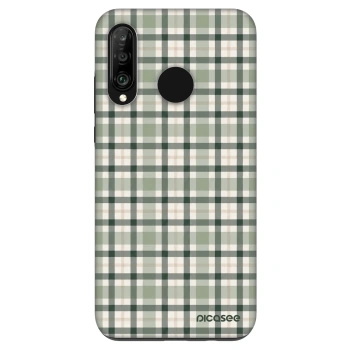 Etui na Huawei P30 Lite - Sage Tartan