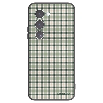 Picasee silikonowe czarne etui na Xiaomi Redmi 15 5G - Sage Tartan