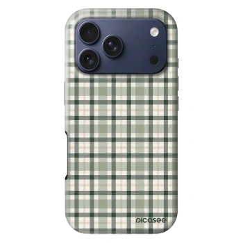 Etui na Apple iPhone 18 Pro - Sage Tartan