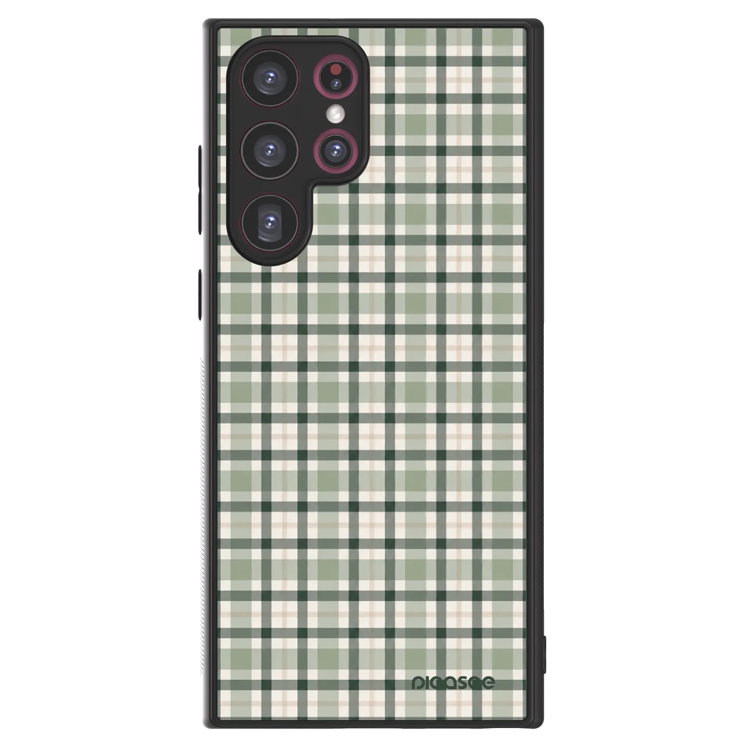 Picasee ULTIMATE CASE PowerShare pro Samsung Galaxy S22 Ultra 5G - Sage Tartan