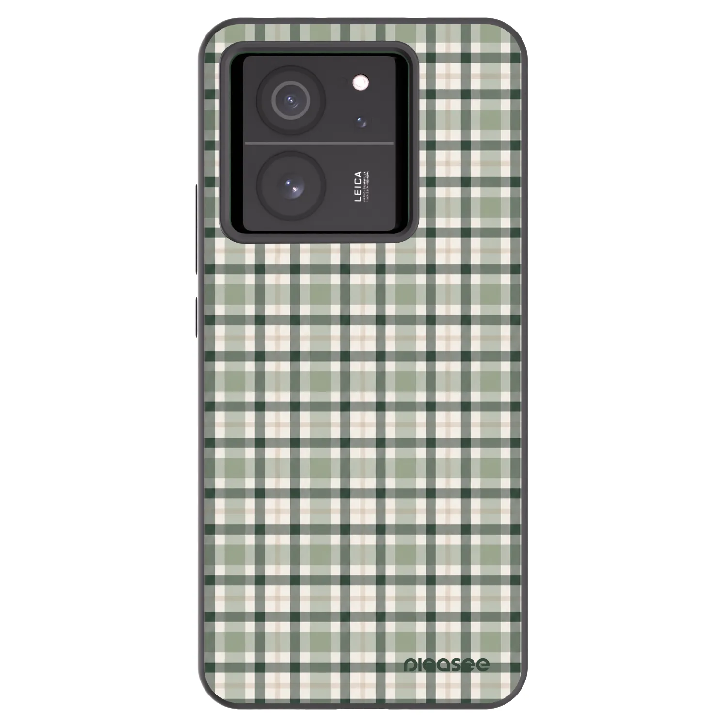 Picasee silikonowe czarne etui na Xiaomi 13T Pro - Sage Tartan
