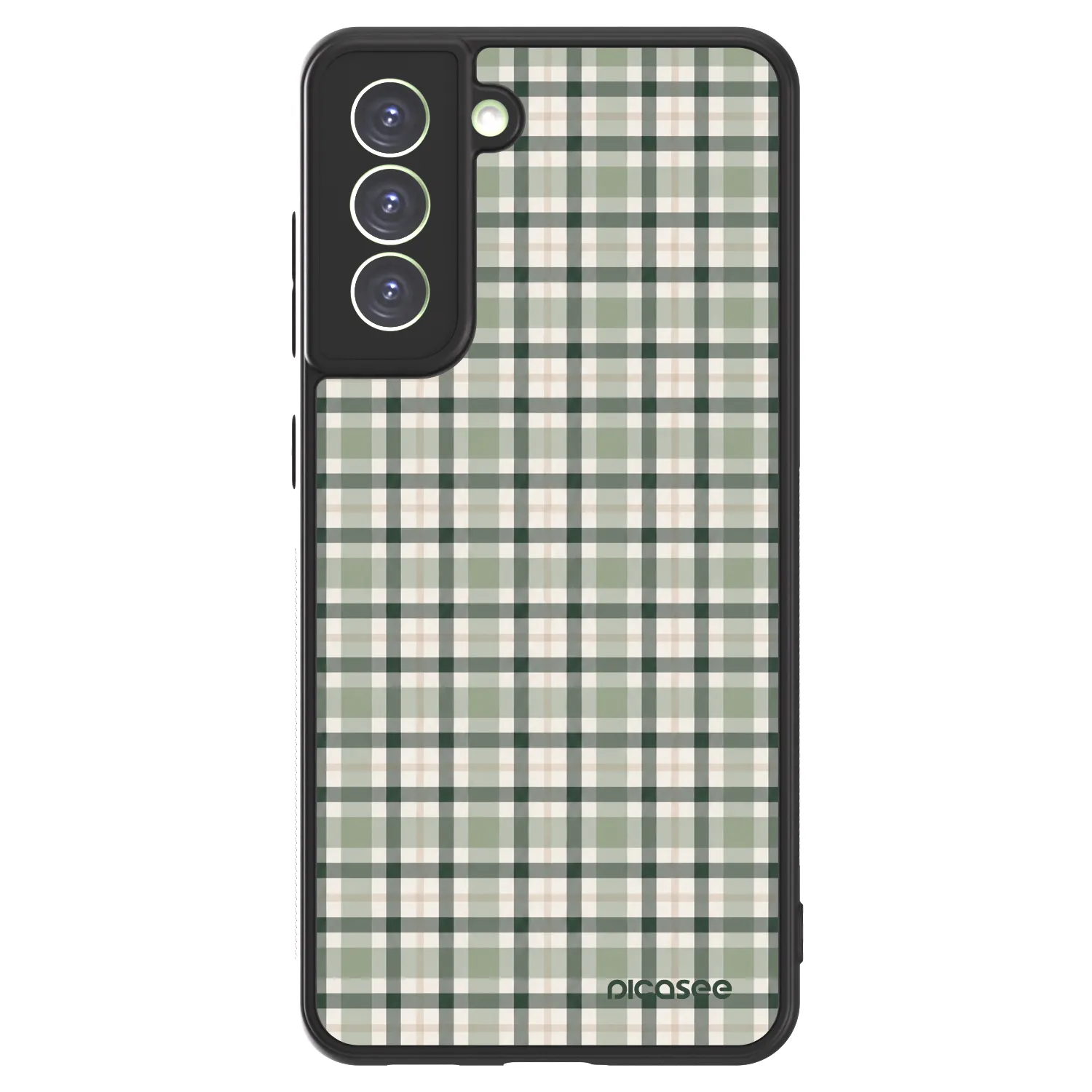 Picasee ULTIMATE CASE PowerShare pro Samsung Galaxy S21 FE 5G - Sage Tartan