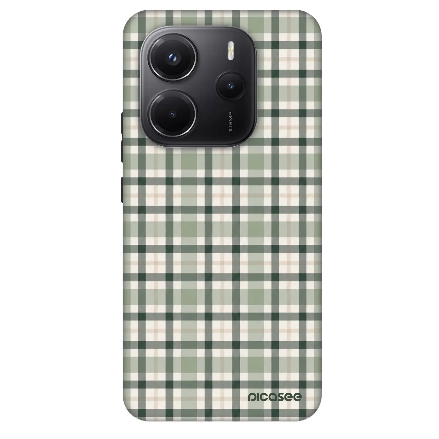 Picasee Fashion Case na Xiaomi Redmi Note 14 5G - Sage Tartan