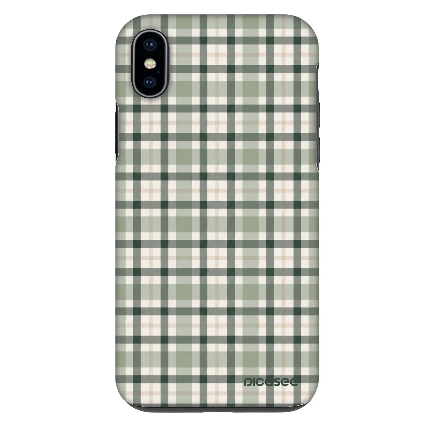 Picasee Fashion Case na Apple iPhone XS Max - Sage Tartan