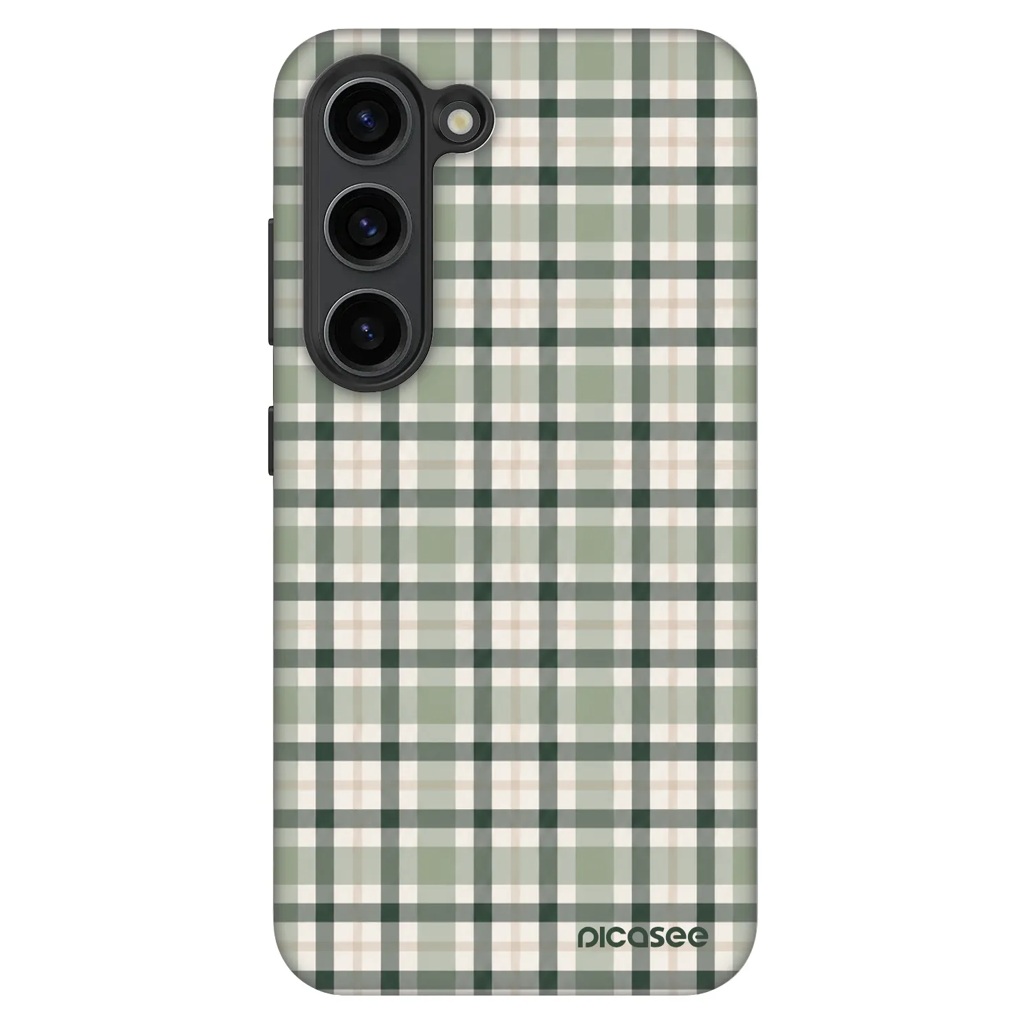 Picasee Fashion Case na Samsung Galaxy S23+ 5G - Sage Tartan