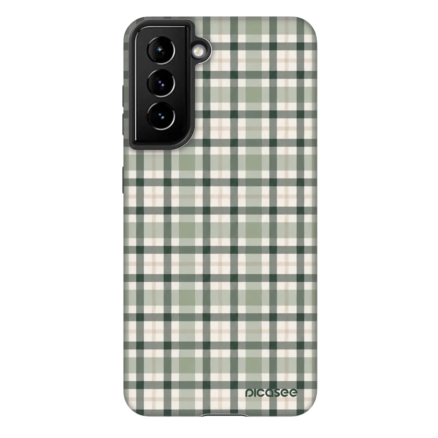 Picasee Fashion Case na Samsung Galaxy S21 FE 5G - Sage Tartan