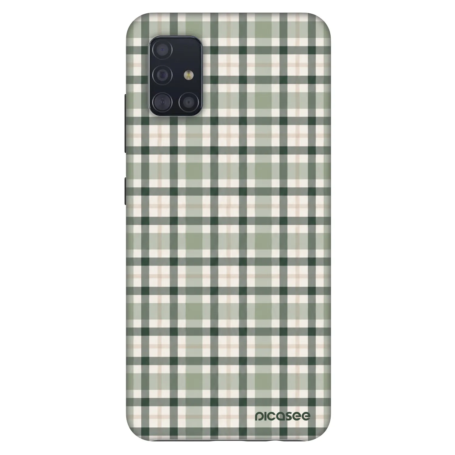 Picasee Fashion Case na Samsung Galaxy A51 A515F - Sage Tartan