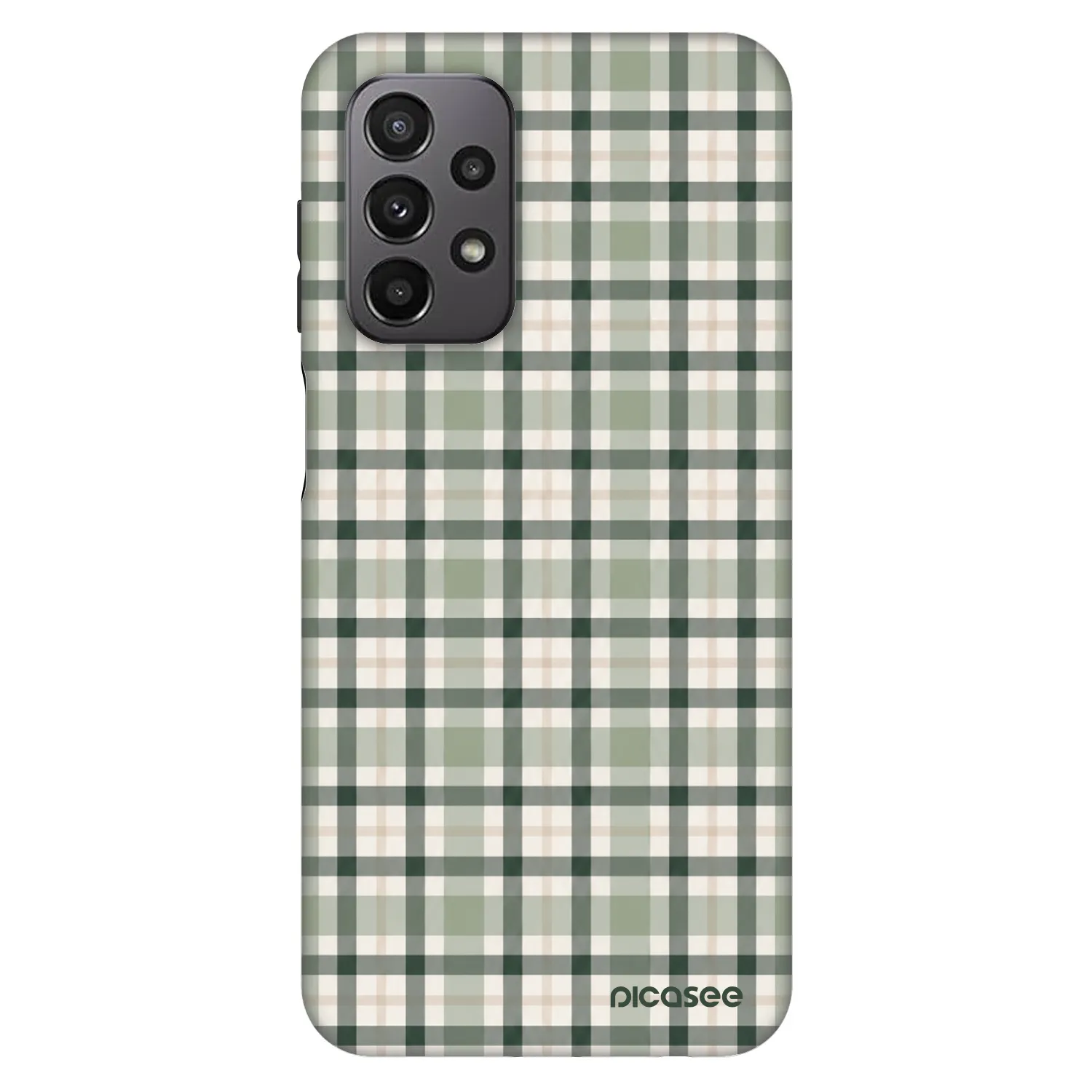 Picasee Fashion Case na Samsung Galaxy A23 A236B 5G - Sage Tartan
