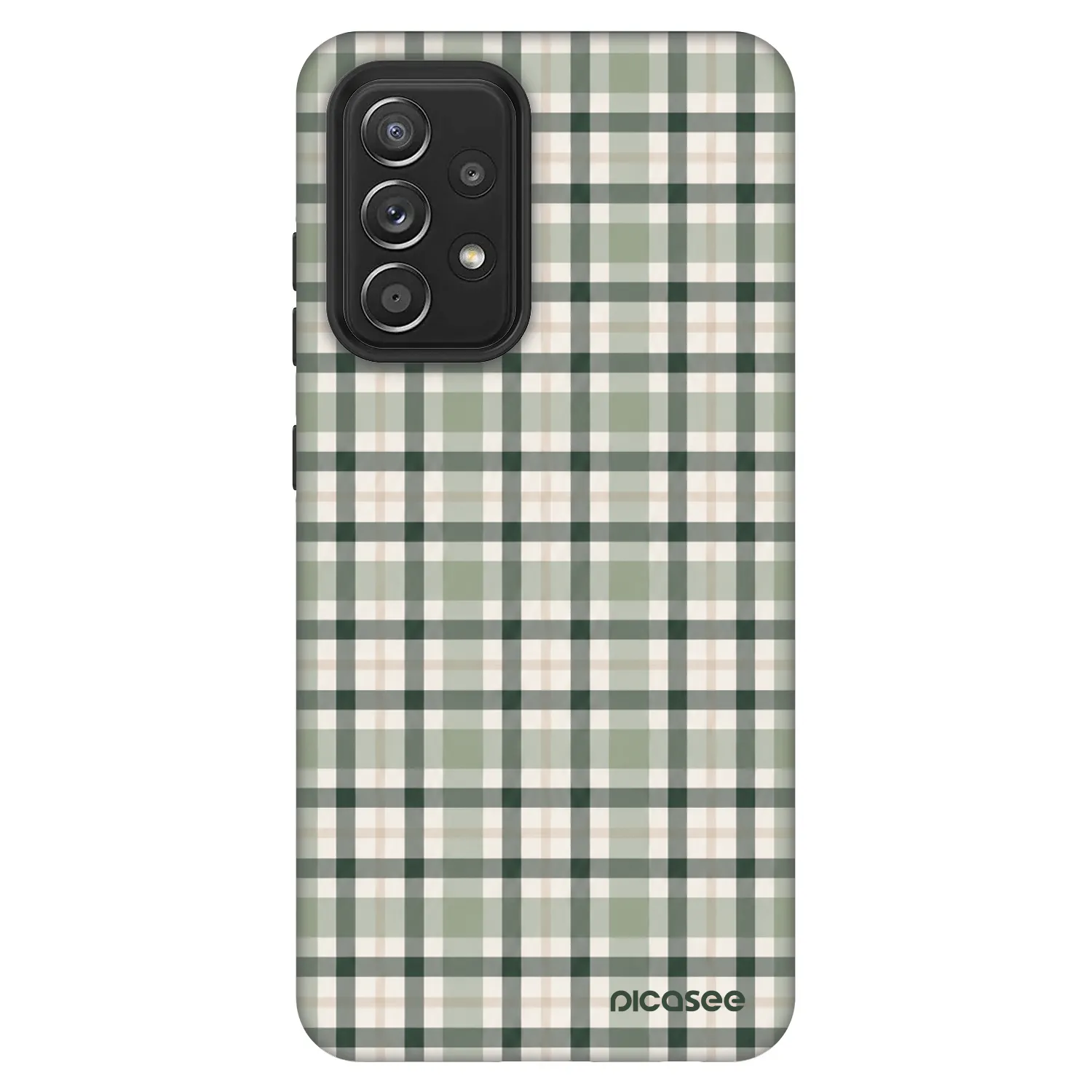 Picasee Fashion Case na Samsung Galaxy A52 5G A525F - Sage Tartan