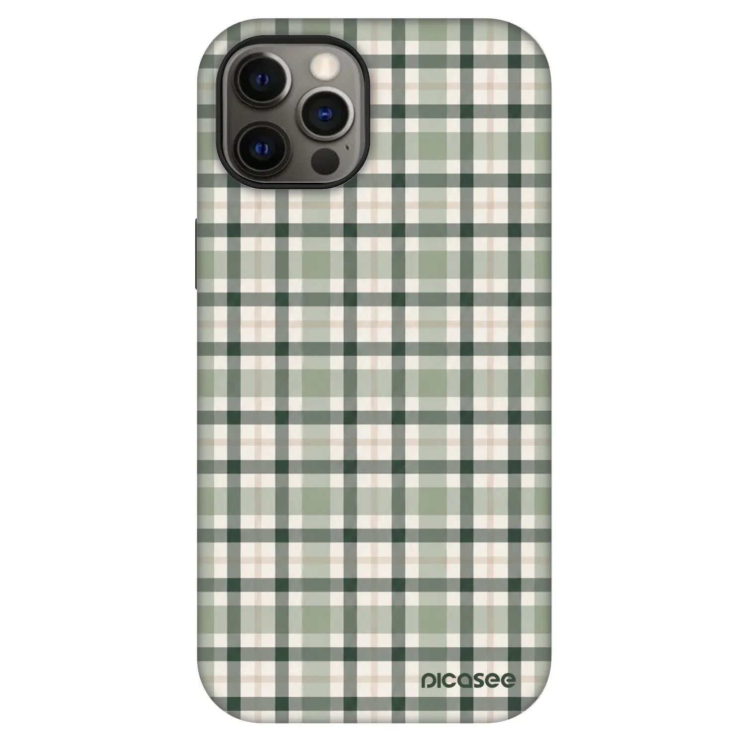 Picasee Fashion Case MagSafe na Apple iPhone 12 - Sage Tartan
