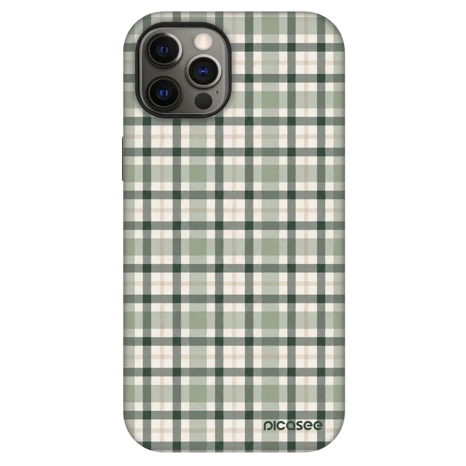 Picasee Fashion Case MagSafe na Apple iPhone 12 Pro - Sage Tartan