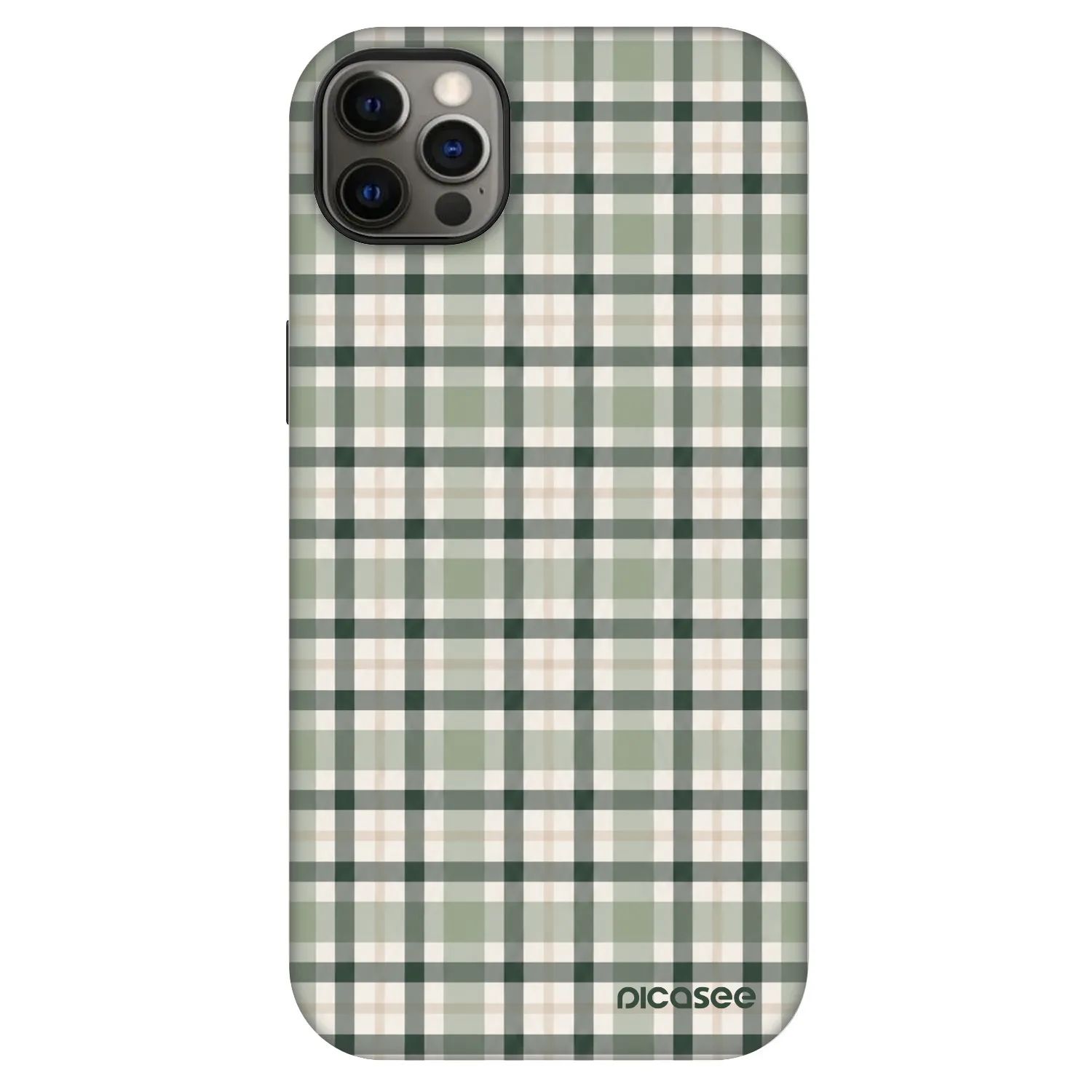 Picasee Fashion Case MagSafe na Apple iPhone 12 Pro Max - Sage Tartan