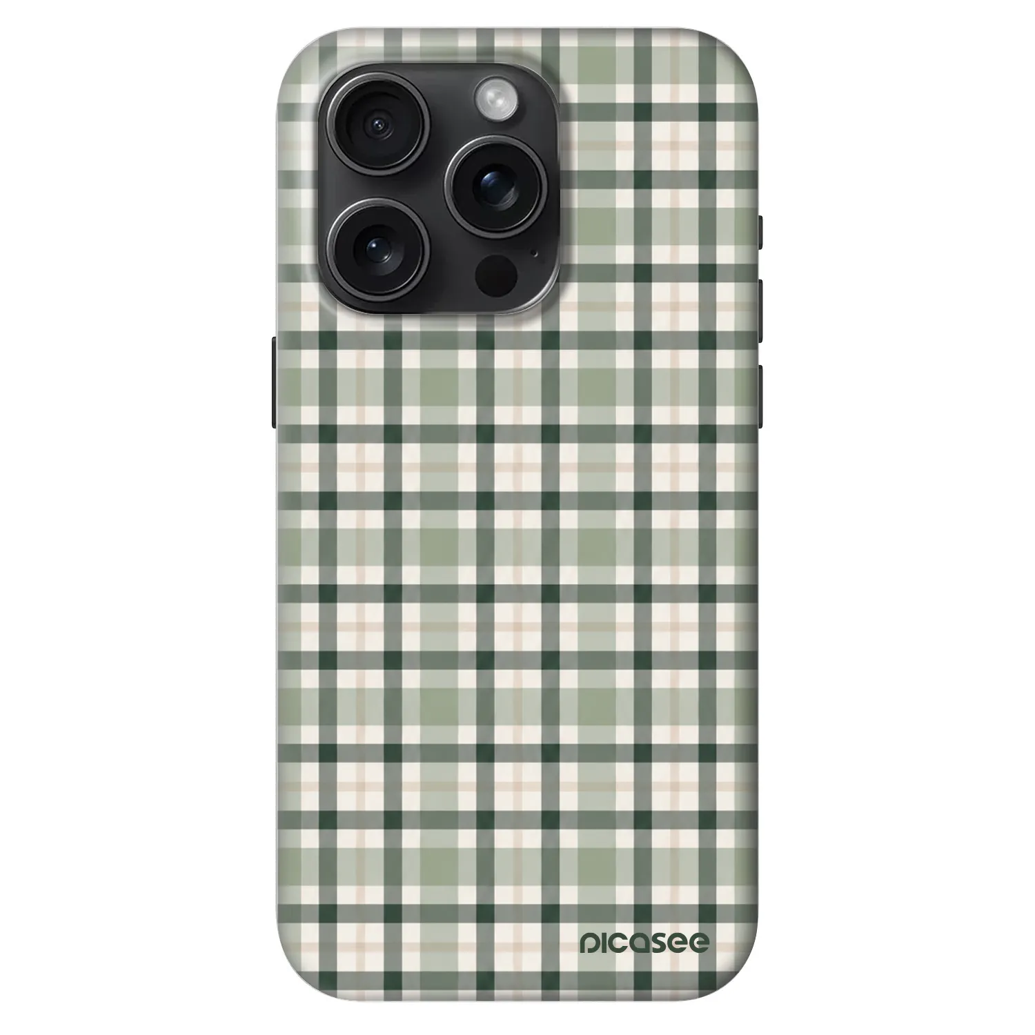 Picasee Fashion Case MagSafe na Apple iPhone 15 Pro - Sage Tartan