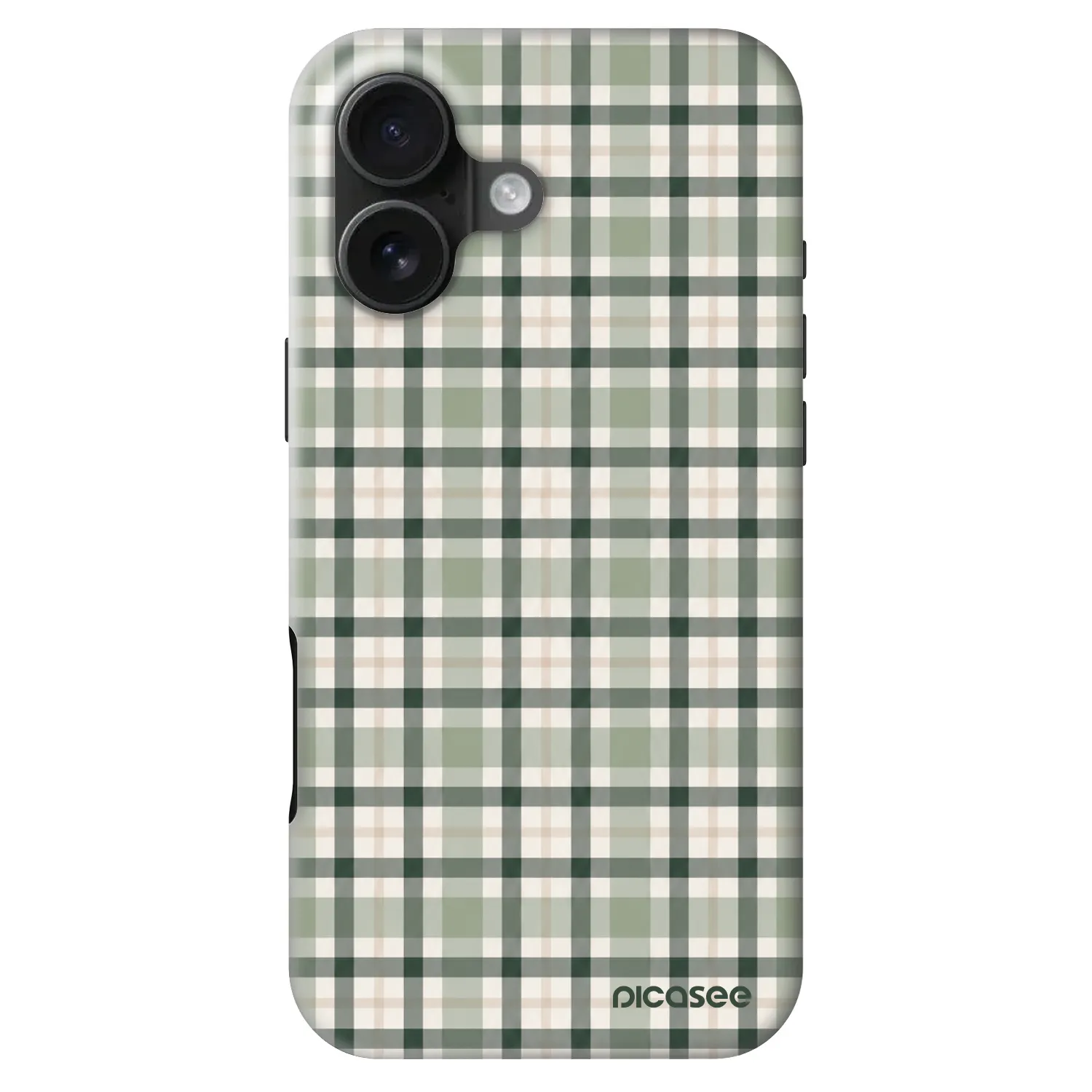 Picasee Fashion Case MagSafe na Apple iPhone 16 - Sage Tartan