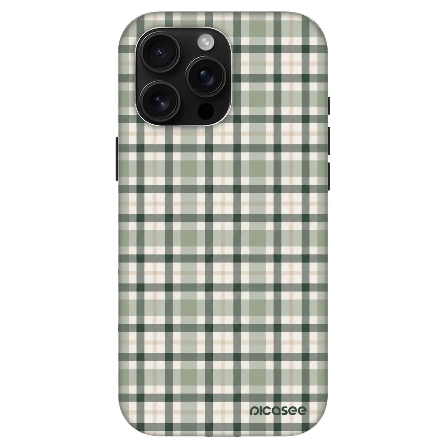 Picasee Fashion Case MagSafe na Apple iPhone 16 Pro Max - Sage Tartan