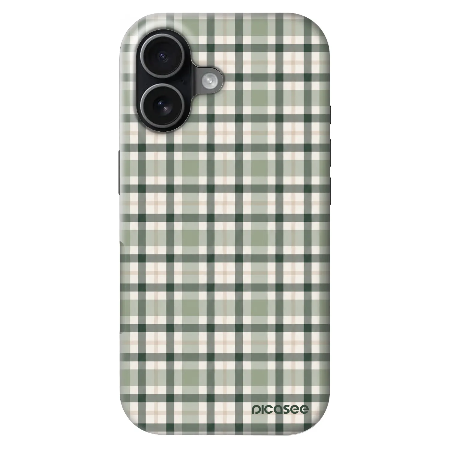Picasee Fashion Case MagSafe na Apple iPhone 17 - Sage Tartan