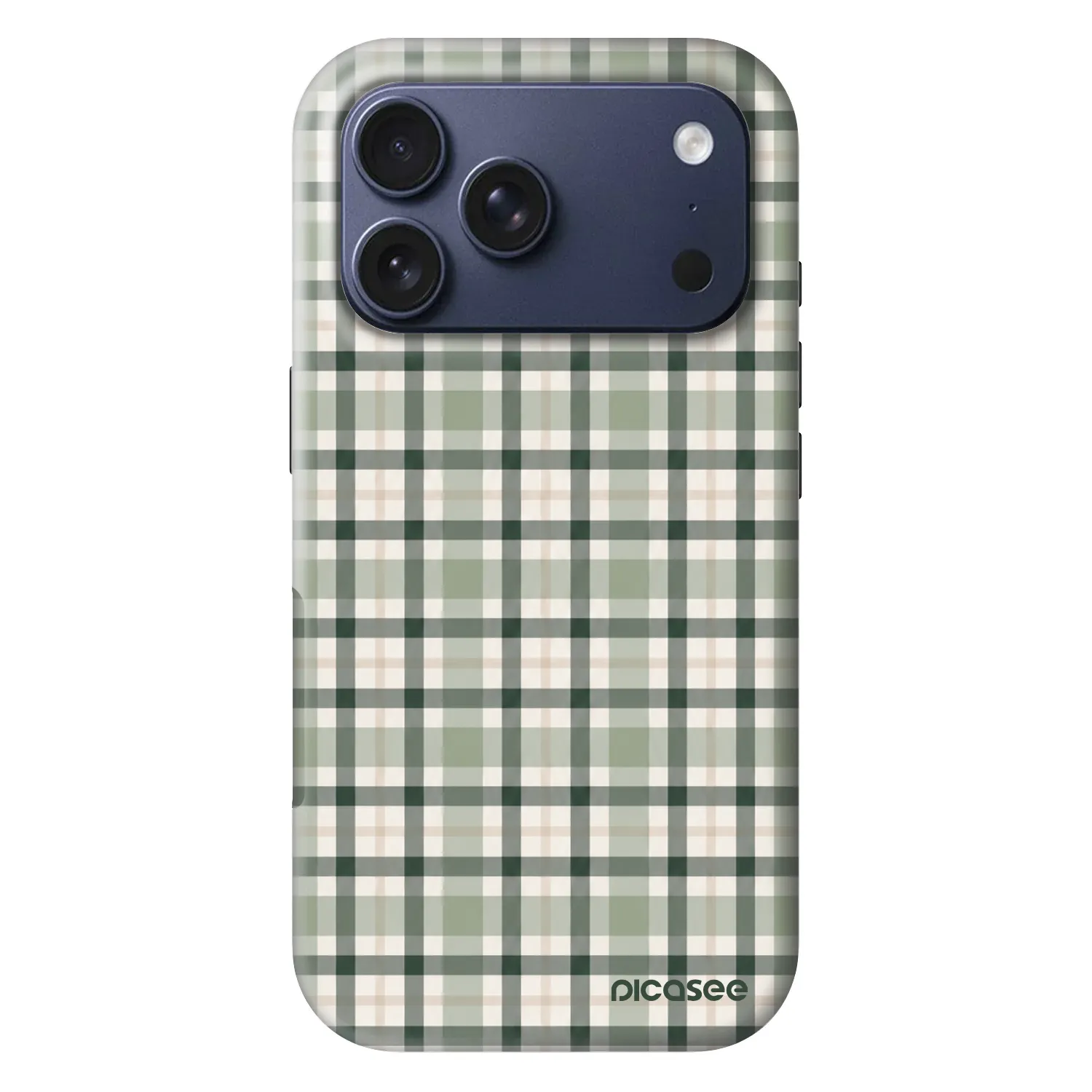 Picasee Fashion Case MagSafe na Apple iPhone 17 Pro - Sage Tartan