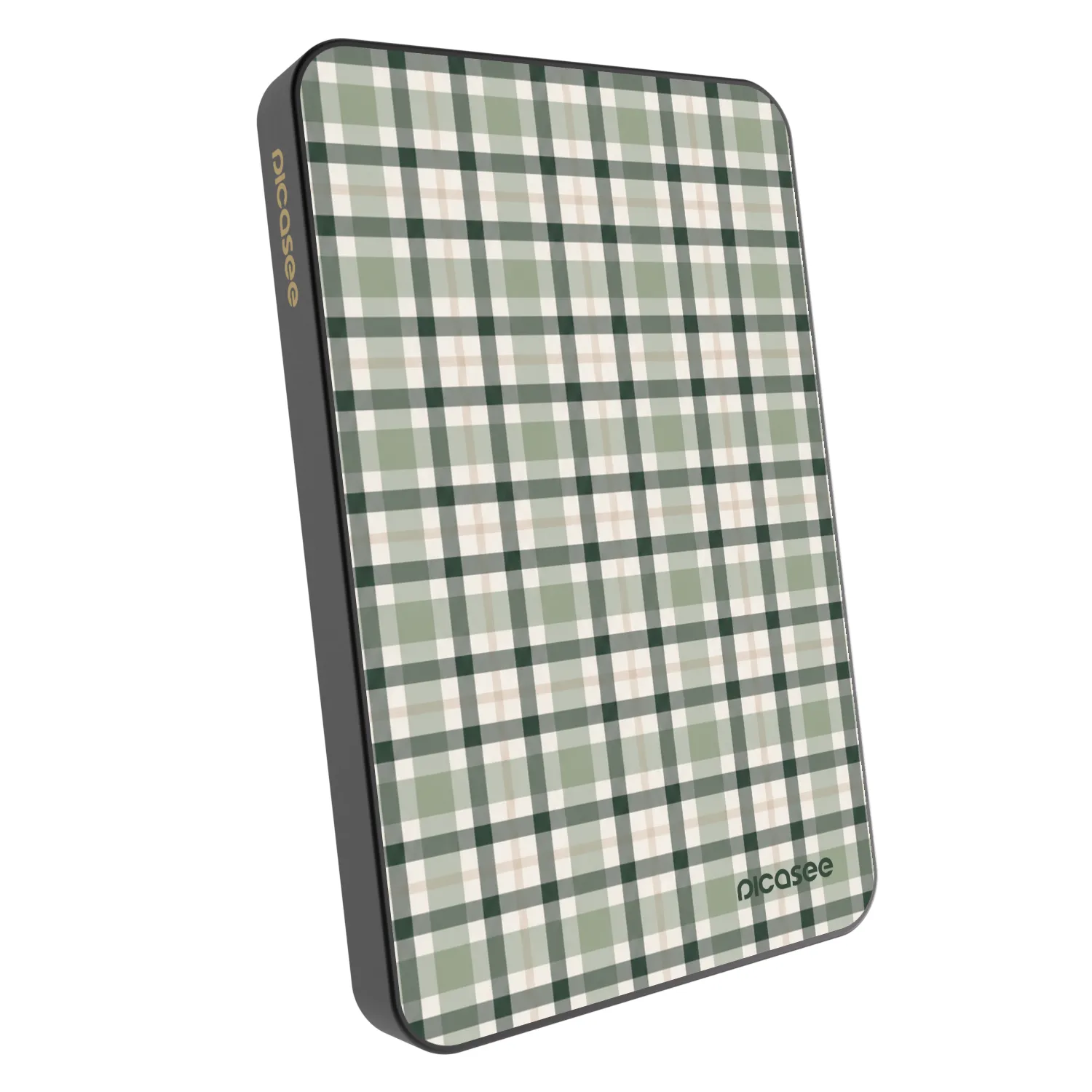 Picasee Powerbank z MagSafe 5 000 mAh Szary - Sage Tartan