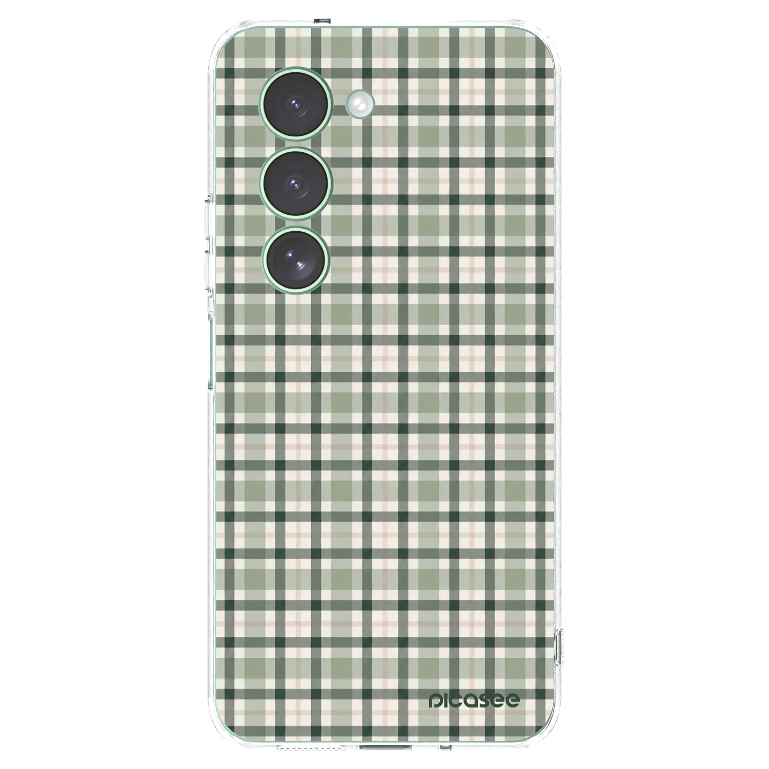 Picasee silikonowe przeźroczyste etui na Xiaomi Redmi 15 5G - Sage Tartan