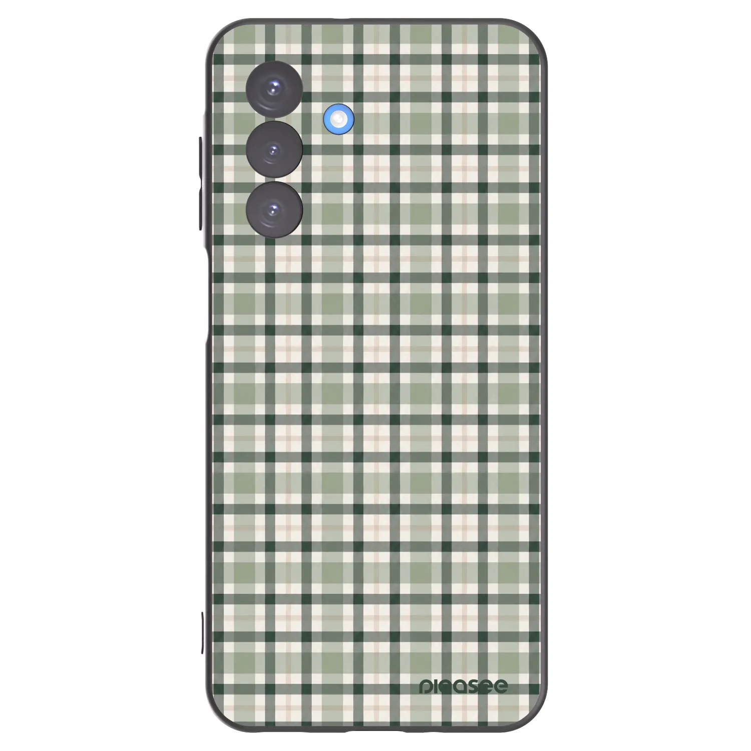 Picasee silikonowe czarne etui na Samsung Galaxy A17 5G - Sage Tartan