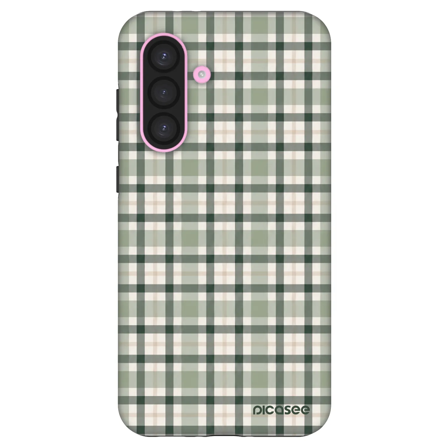 Picasee Fashion Case na Samsung Galaxy A56 5G A566B - Sage Tartan