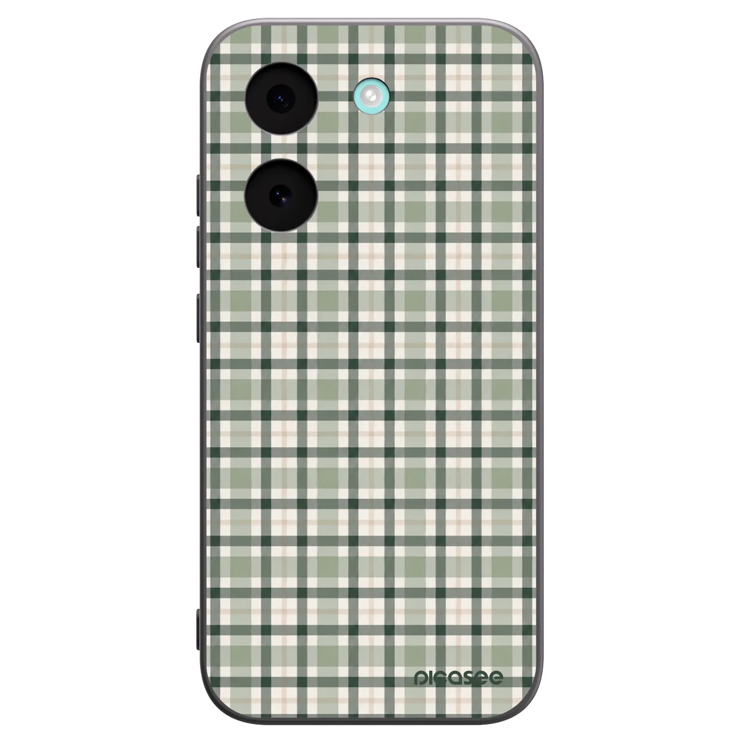 Picasee silikonowe czarne etui na Xiaomi Poco X8 Pro - Sage Tartan