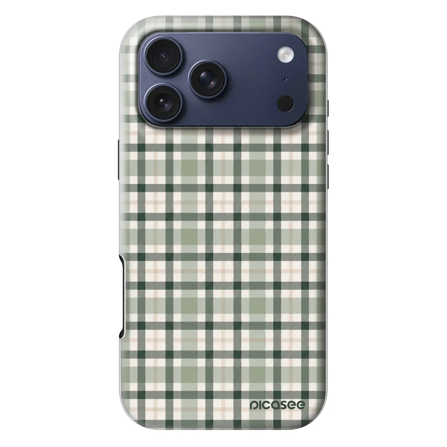 Picasee Fashion Case MagSafe na Apple iPhone 18 Pro Max - Sage Tartan