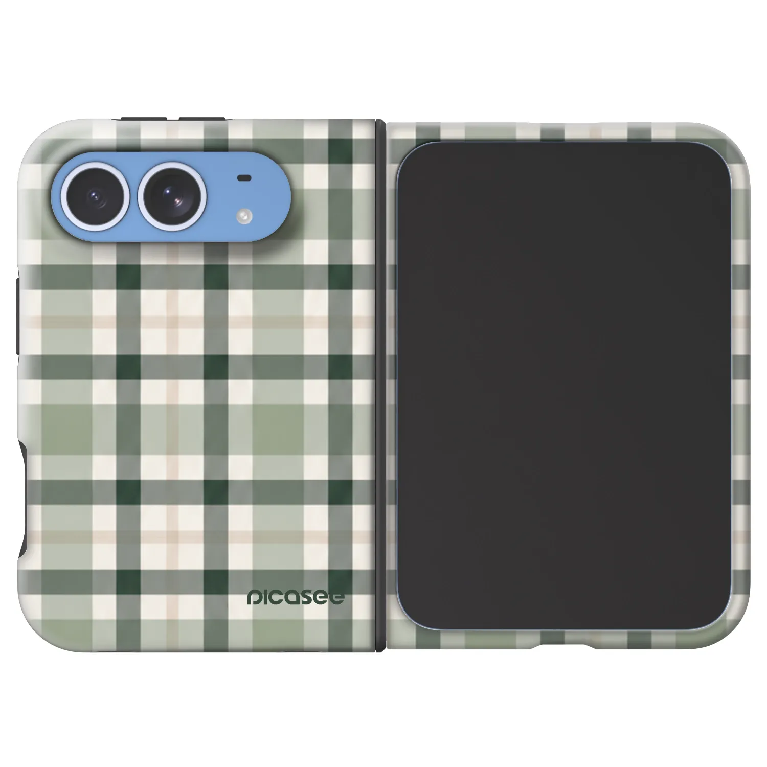 Picasee Fashion Case MagSafe na Apple iPhone Duo - Sage Tartan