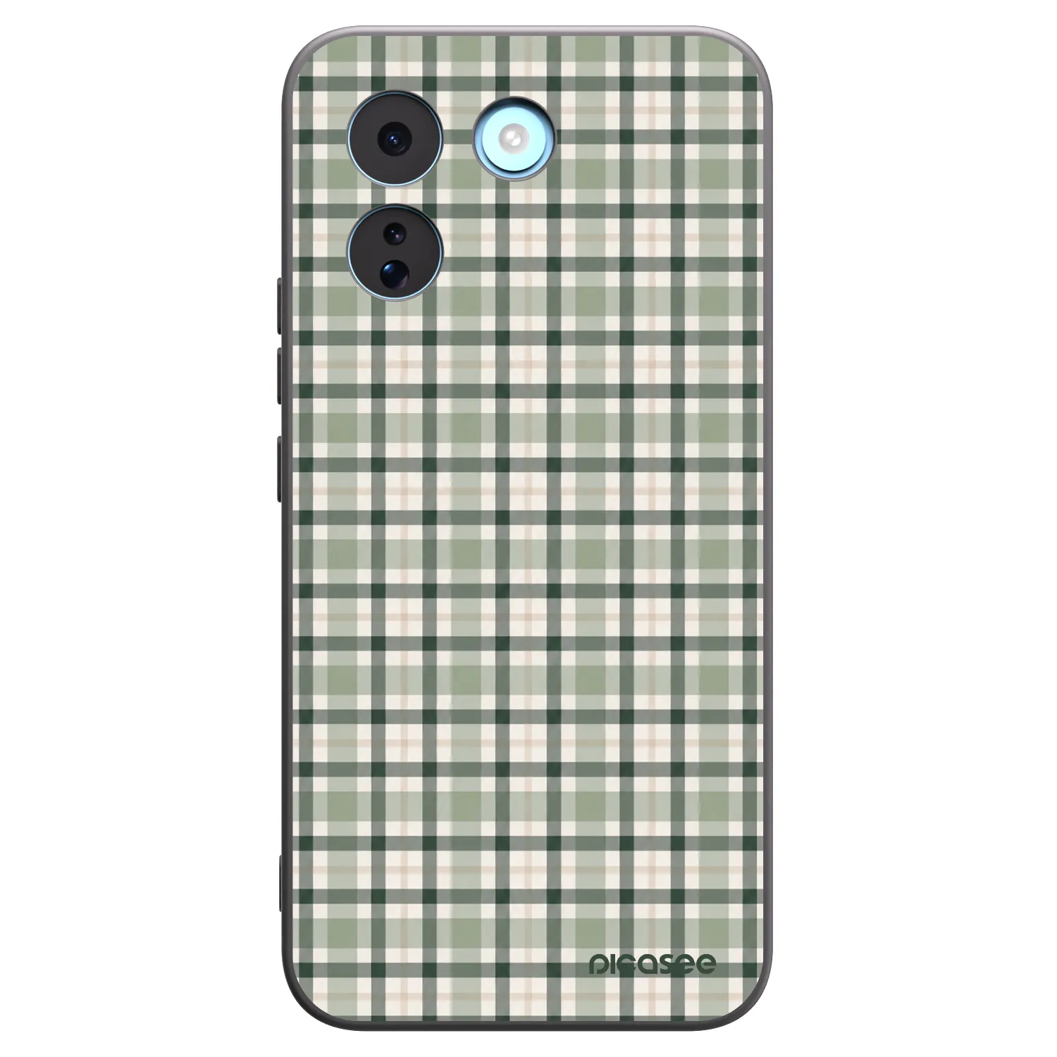 Picasee silikonowe czarne etui na Xiaomi Redmi Note 17 Pro MAX 5G - Sage Tartan