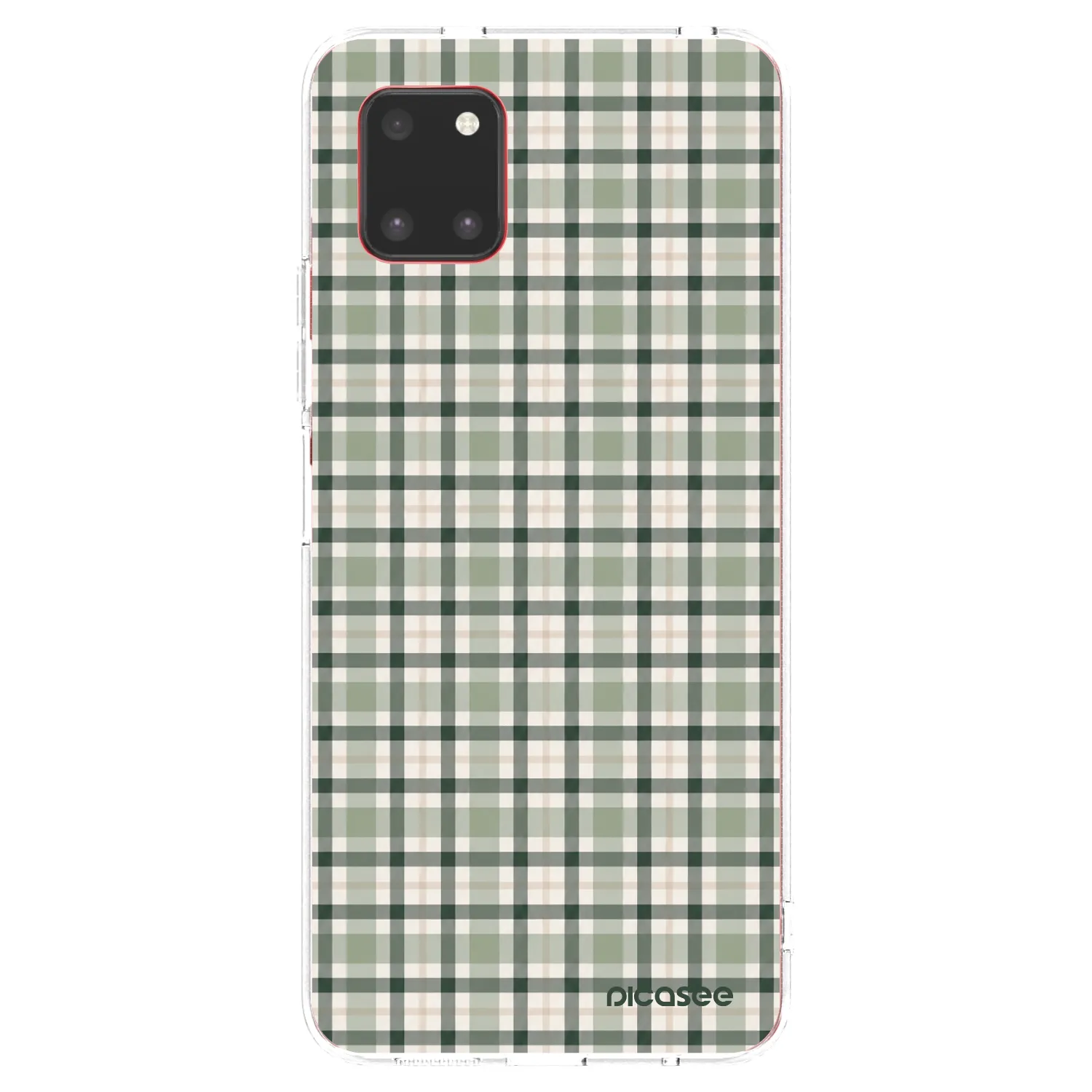Picasee silikonowe przeźroczyste etui na Samsung Galaxy Note 10 Lite N770F - Sage Tartan