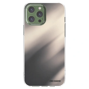 Picasee silikonowe przeźroczyste etui na Apple iPhone 13 Pro Max - Smoky Beige