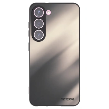 Picasee silikonowe czarne etui na Samsung Galaxy S23 5G - Smoky Beige