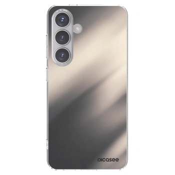 Picasee silikonowe przeźroczyste etui na Samsung Galaxy S24 S921B 5G - Smoky Beige