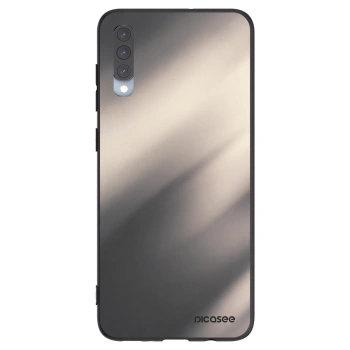 Picasee silikonowe czarne etui na Samsung Galaxy A70 A705F - Smoky Beige