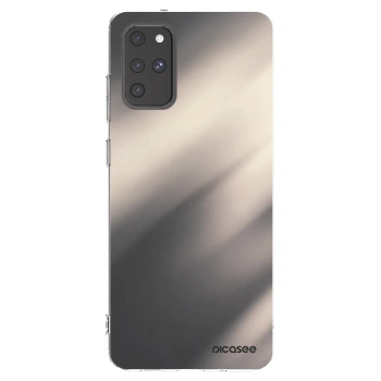 Picasee silikonowe przeźroczyste etui na Samsung Galaxy S20+ G985F - Smoky Beige