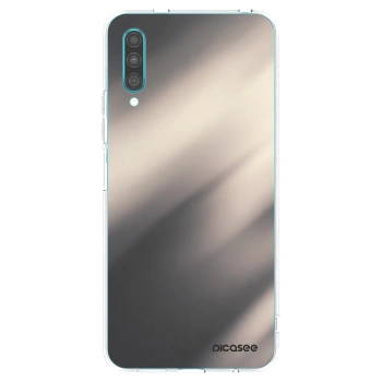 Picasee silikonowe przeźroczyste etui na Samsung Galaxy A30s A307F - Smoky Beige